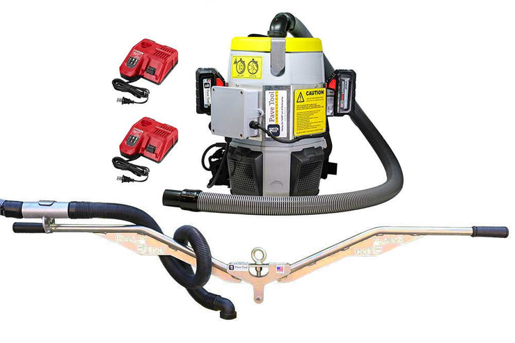 Vac Max B Ergo Assist Suction Equipment for large paver slabs for hardscaping, charge stations